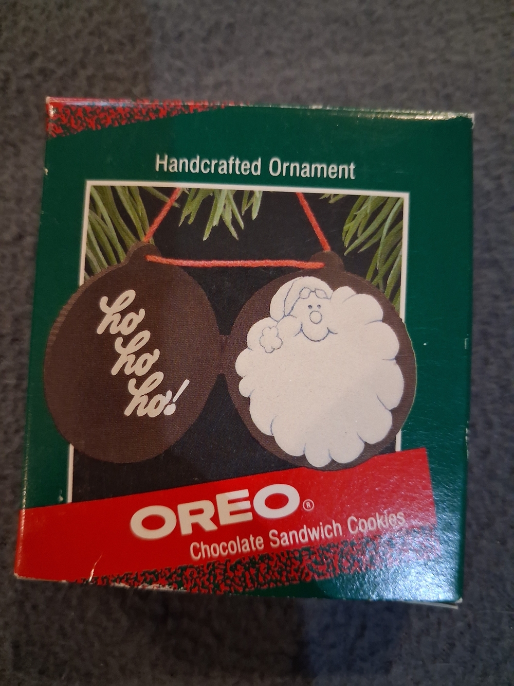 Chocolate Sandwich Cookie Handcrafted Ornament